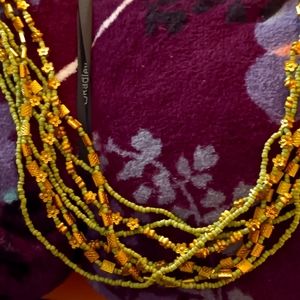 Tangerine 🍊 Temple Necklace